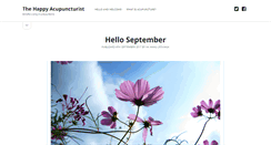 Desktop Screenshot of happyacupuncturist.com